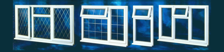 Double glazed UPVC window installation